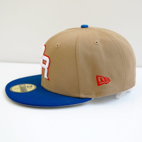 New Era Puerto Rico Fitted Hat 59Fifty WBC Limited Edition Khaki Blue - Picture 5 of 8